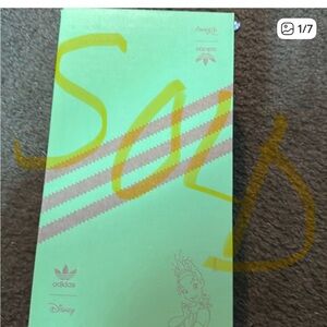 Princess Tiana Stan Smith adidas green/yellow/white size 10